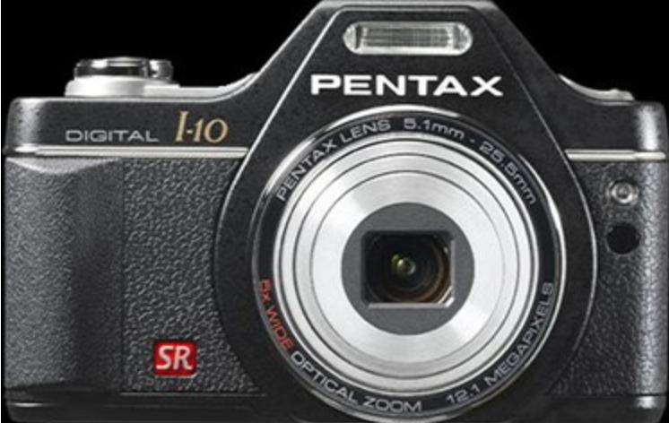 Pentax's tiny I-10 Optio digital camera rocks it in the garden